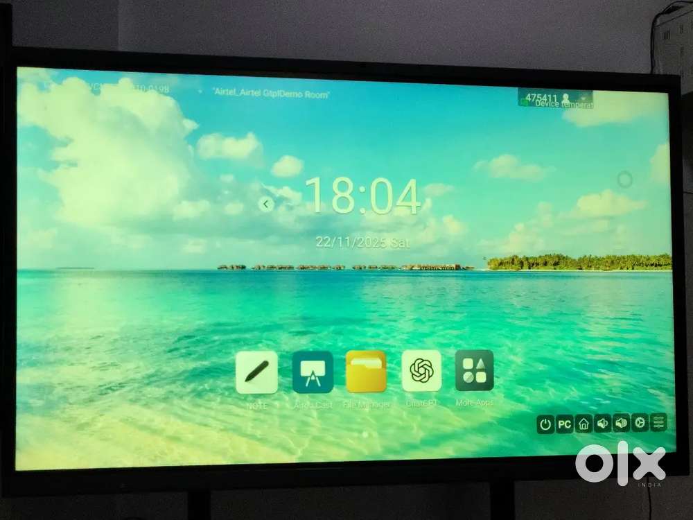 interactive flat panel is a touch-enabled digital display that allows