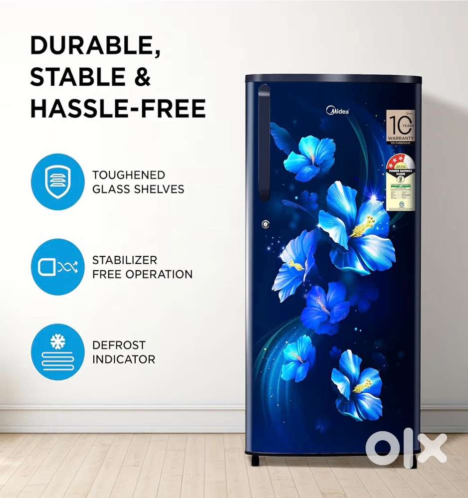 Carrier Midea Brand New Sealed Refrigerator