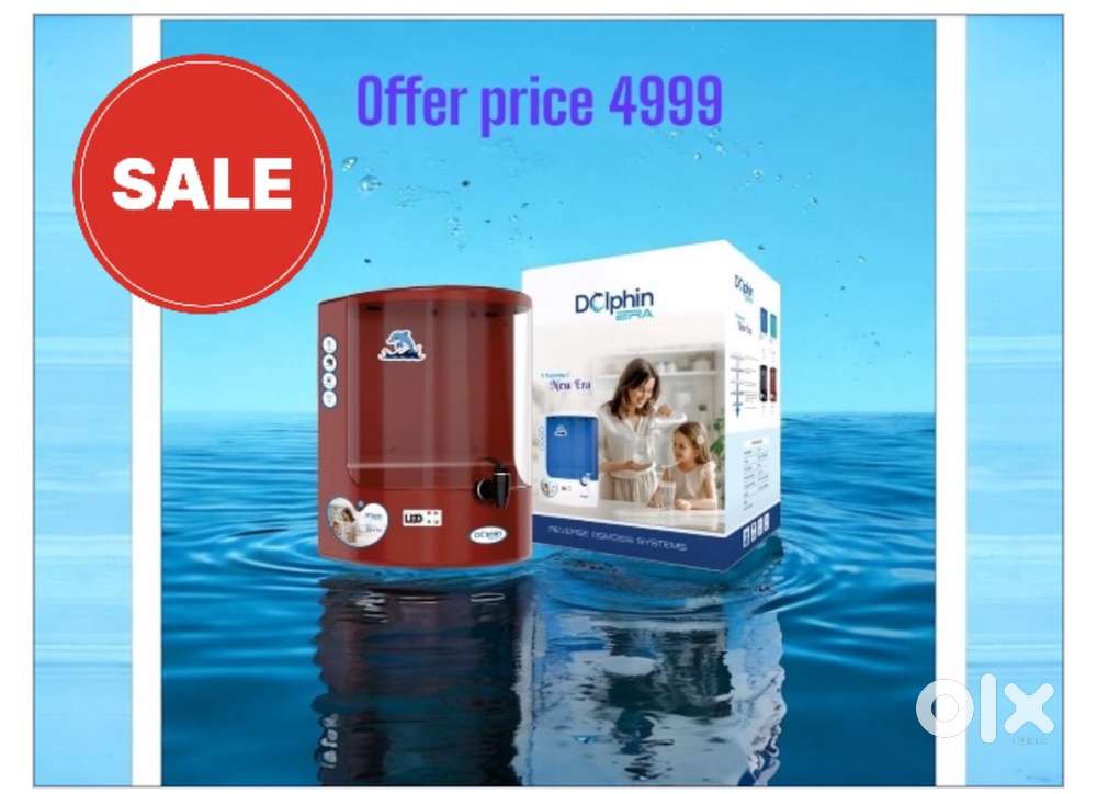 Dolphin RO + UV + UF Purifier – Triple Protection  Healthy Water