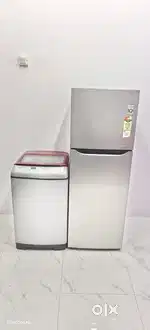 Samsung smart inverter double door and samsung wobble top load