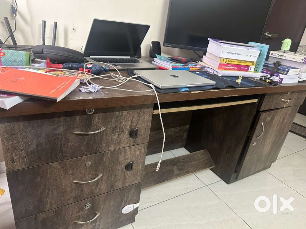 Study / office table and book shelf