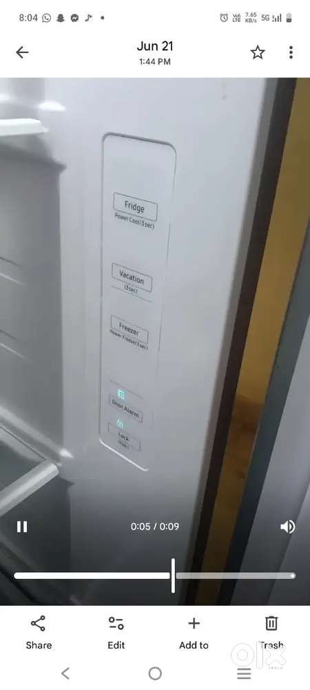 Double Door Big Fridge