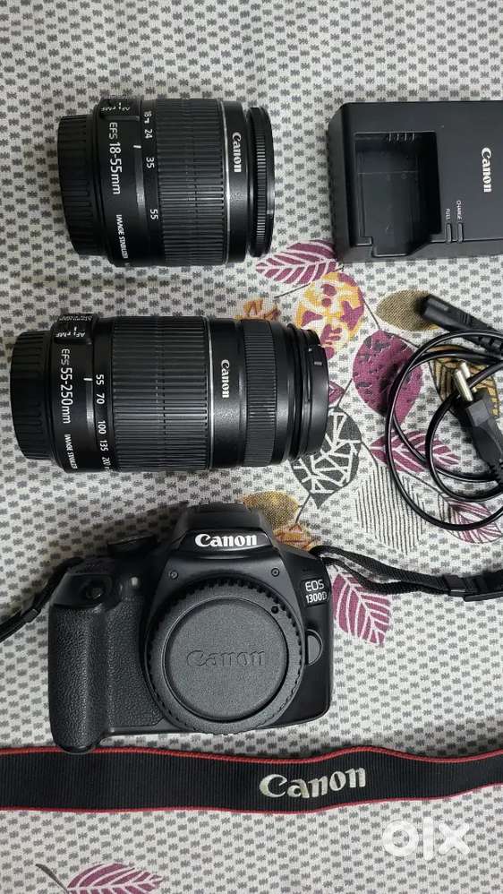 CANON 1300D WIFI + 2 LENSES