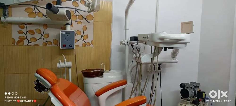 electronic dental chair( crowndent) + RVG+ Scaler+ Compressor