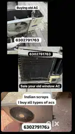 Purchasing second hand AC and scrap ac