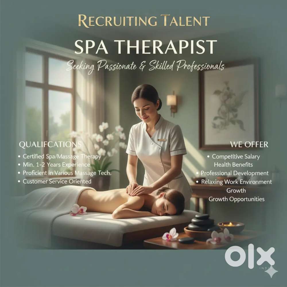 Terapist for spa