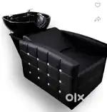 Beauty parlor hairwash chair with hot and cold water adjustbul,