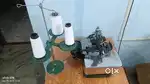 Three Head interlock machine with motor