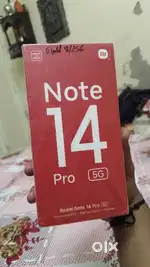 Redmi Not 14 pro 5G 8GB/256GB- condition okay & invoice date  1-aug-25