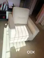 1 Seater Fabric Sofa