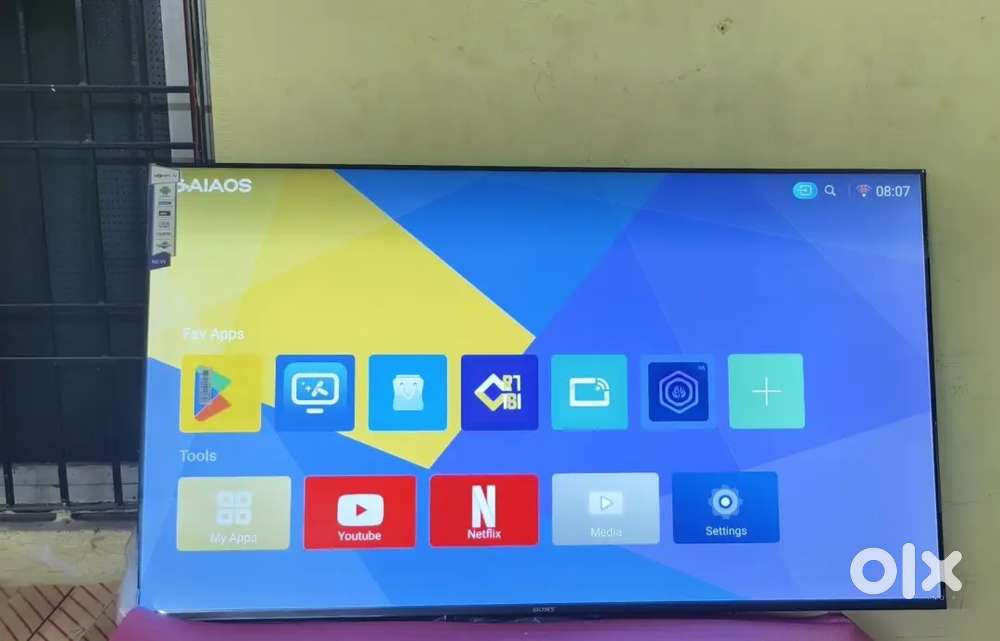 44 inch sony smart Android frameless oled 4k 3yr display waranty 13100