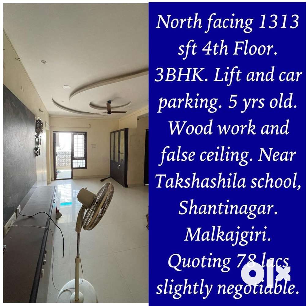 Beautiful and spacious 3bhk well maintained . Very near to schools