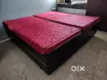 Two Box coats having inside storage with foam bed for sale