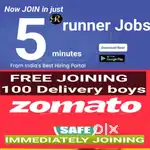 FREE JOINING 100 Delivery boys Zomato Food Delivery jobs