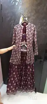3 piece party wear lehenga