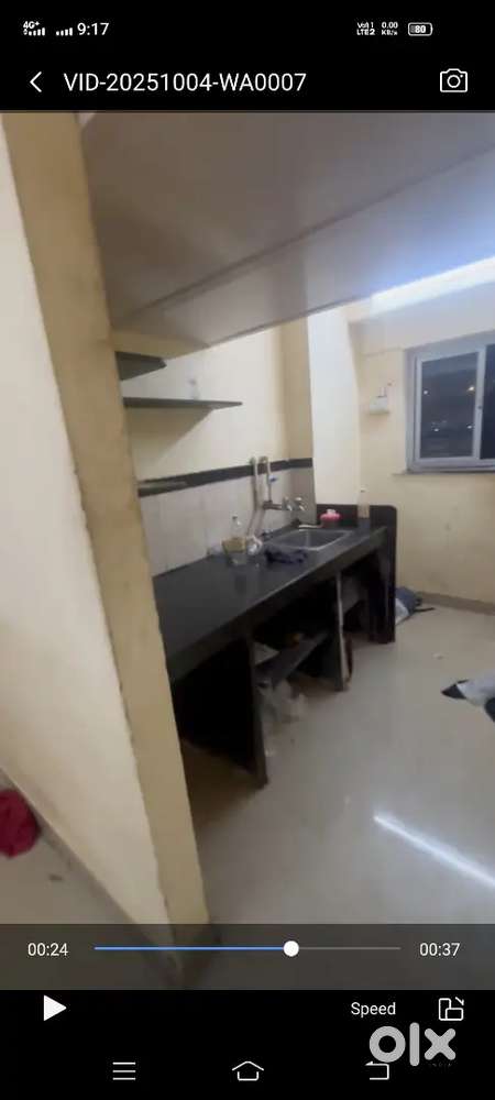 Well equipped 1 BHK flat with AC
