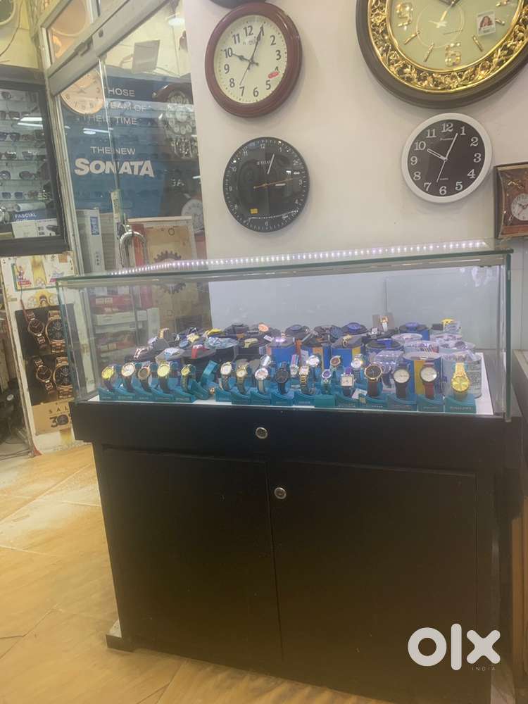 Company made COUNTERS with led lights fitted for cosmetics,mobiles etc