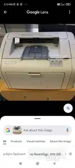 2007 model hp laserjet 1018 in good condition