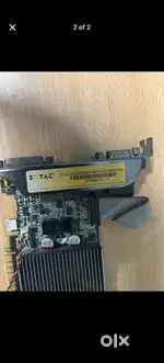 Zotac 2 gb graphics card and Toshiba 500gb sata hdd