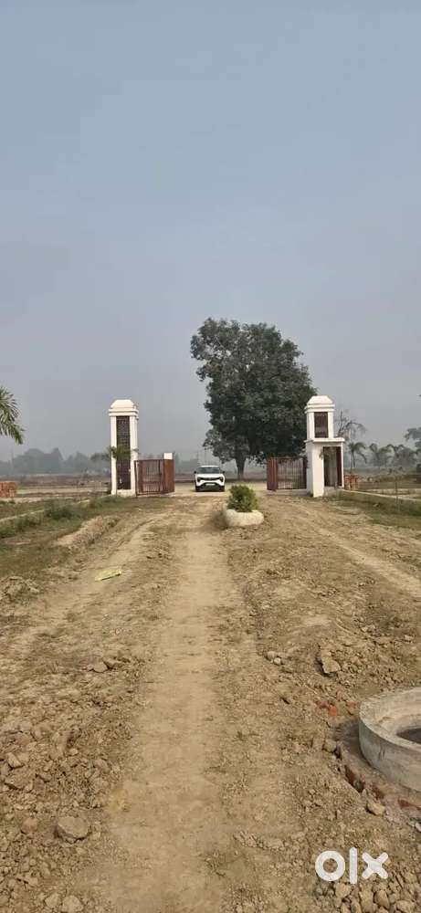 घर बनाने वाला अप्रूव्ड प्लाट गोसाईगंज बाजार के पास रजिस्ट्री फ्री