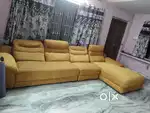 Contemporary over stuffed new sectional sofa