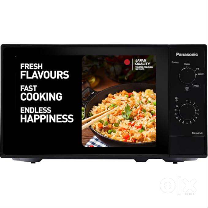Panasonic 20L Solo Microwave Oven  Compact  Easy Cooking  Black