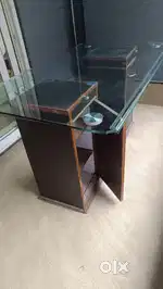 Glass top dinning table only