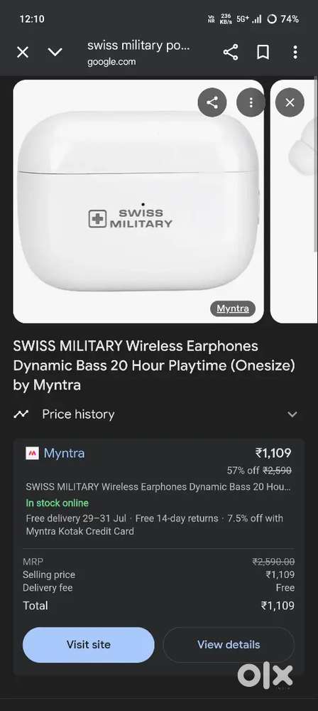 Swiss military pods pro max