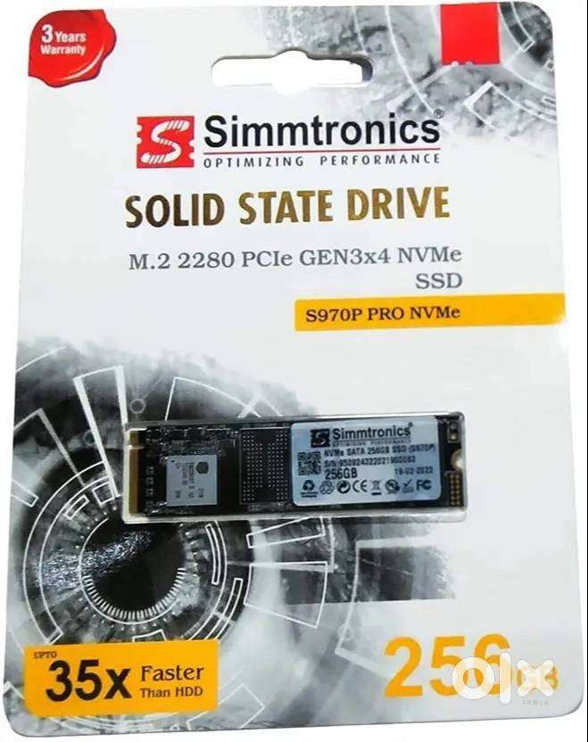 simmtronic 256GB Nvme 256 GB Laptop Black PCIe NVMe Internal Solid Sta