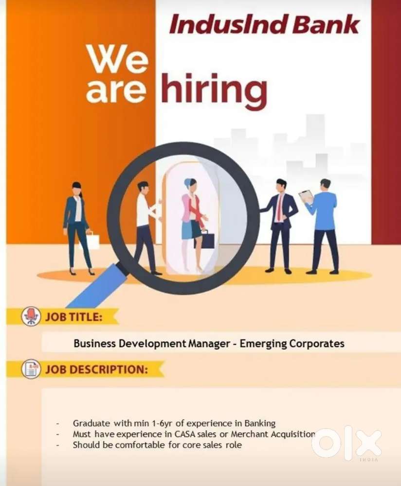 Business development manager Indusind Bank