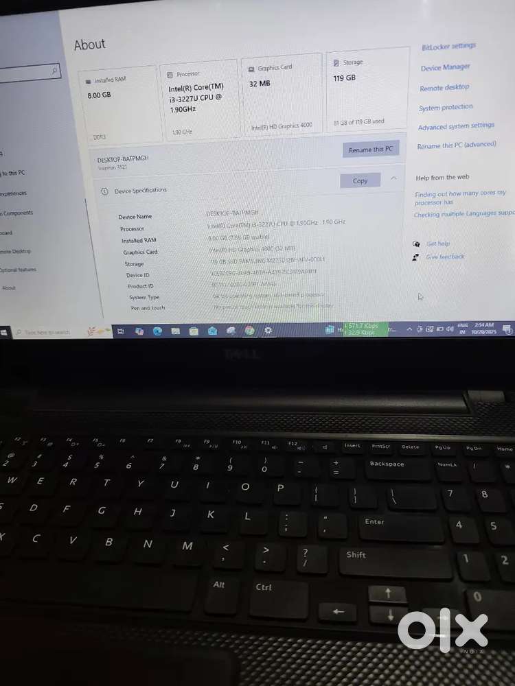 Dell Laptop very less used