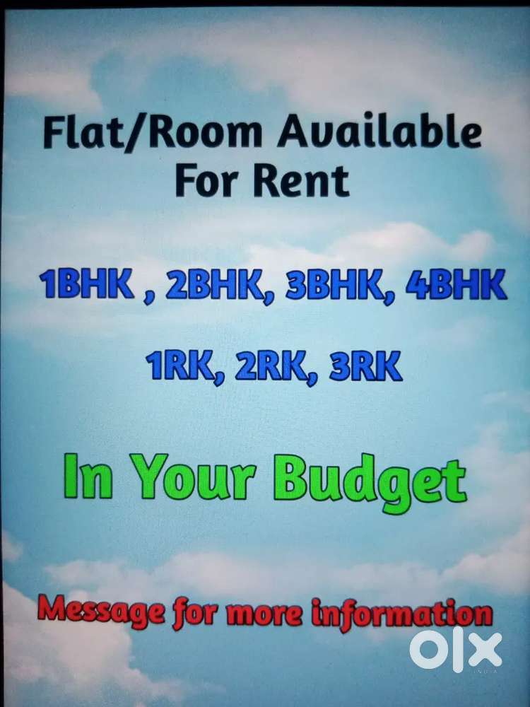 Single room 1BHK, 2BHK & 3BHk available ( Dm me )