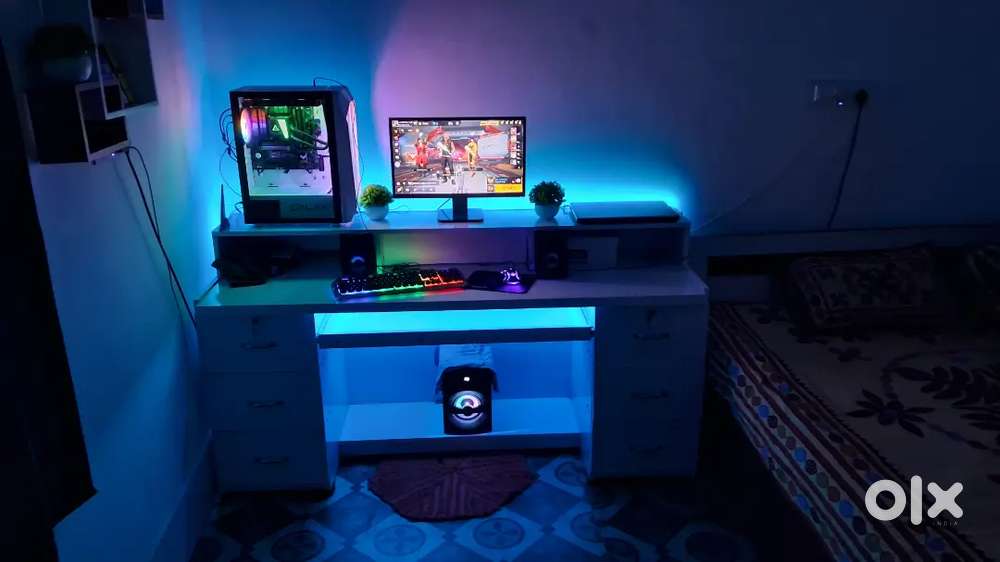 Sell all setup Like Cpu monitor Leptop desk home theatre accessories