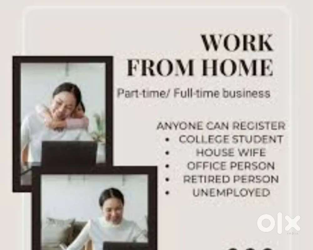 Part time, Full Time, Work from home