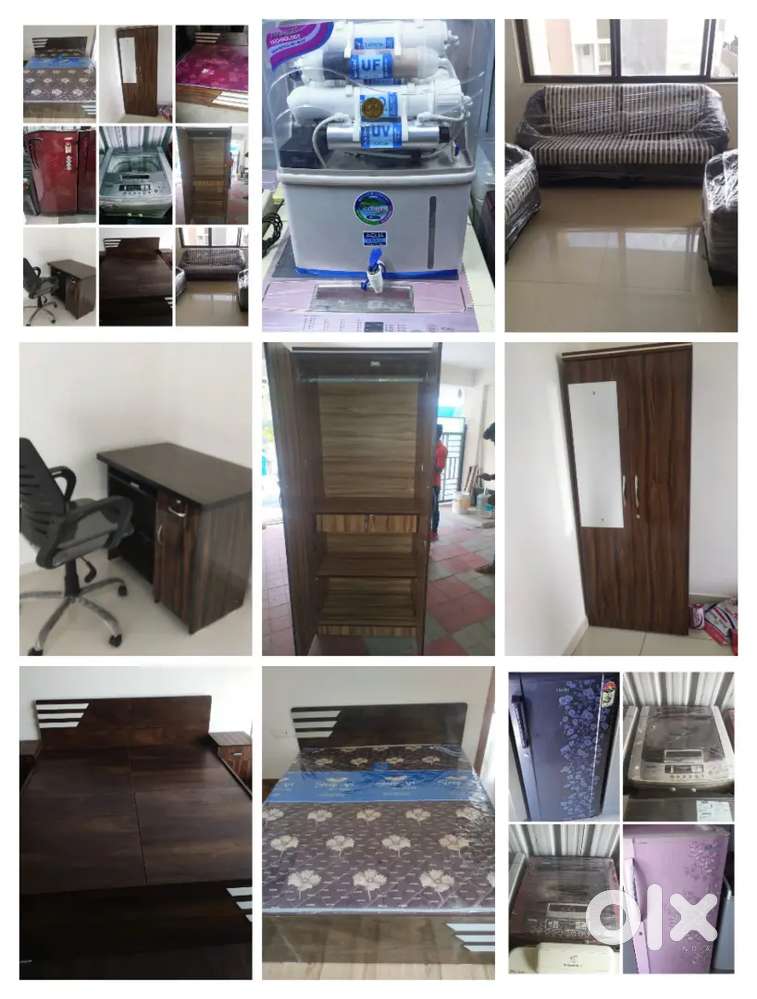 Fridge on washing machine on all furniture rent service