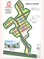Land sale in Shri ji town colony on 60 Feet road