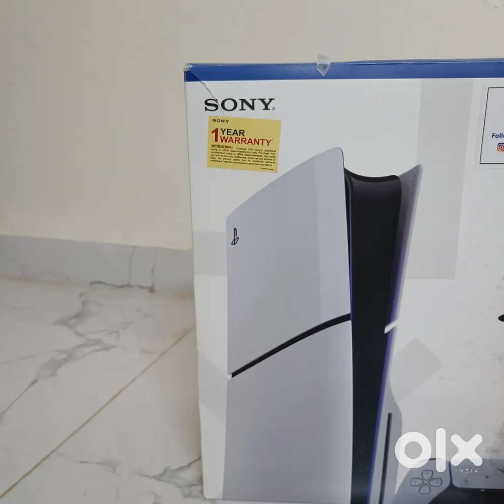 PS5 Gaming Console Slim Disc Edition, Controller, charger and adapters