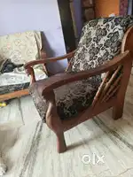 wooden Peacock design sofa