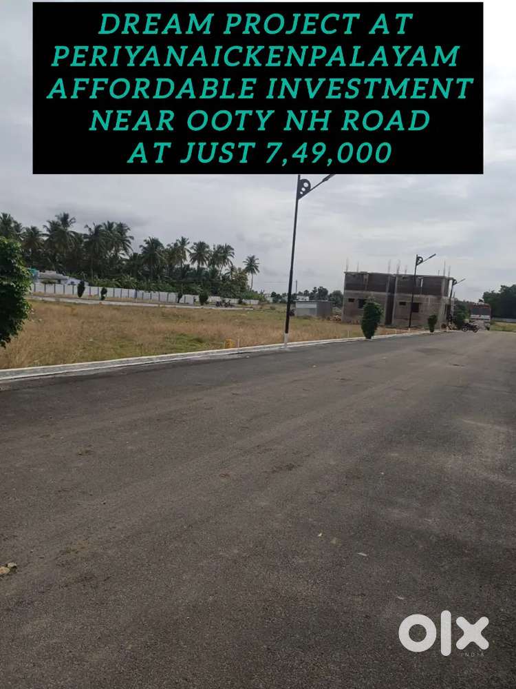 DTCP-Approved layout at mettupalayam road Periyanaickenpalayam