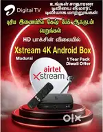 AIRTEL XSTREAM 4K ANDROID SETTOP BOX WITH 1 YEAR PACK DIWALI OFFER