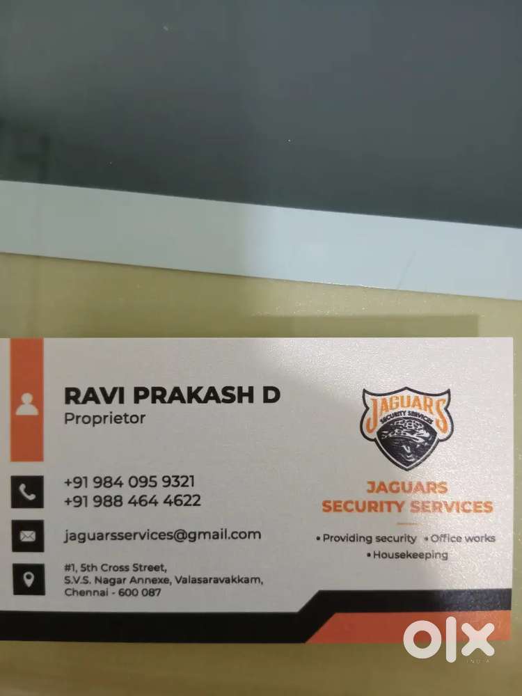 We need Field officer & ASO well educated Men's only 12 Hrs duty