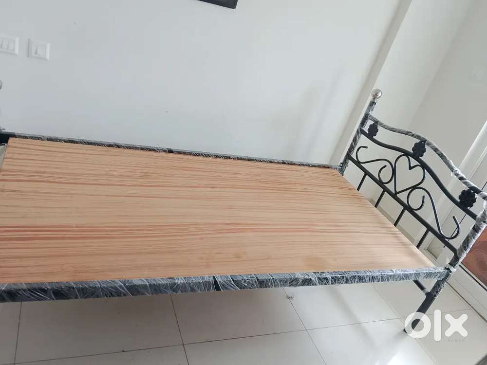 Cot and matress with garden chair