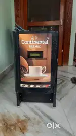 Continental premix coffee and tea vending machine