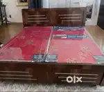 Wednesday sale- Double bed with box 7199/- Emi available