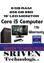 Core i5 New Computer with 1 Year Warranty SRIVEN TECHNOLOGIES VIJAYAWA