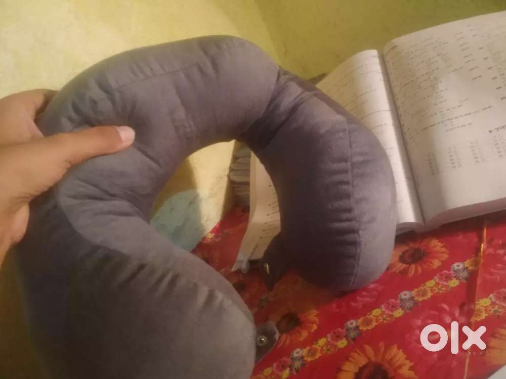 A neck pillow comfortable
