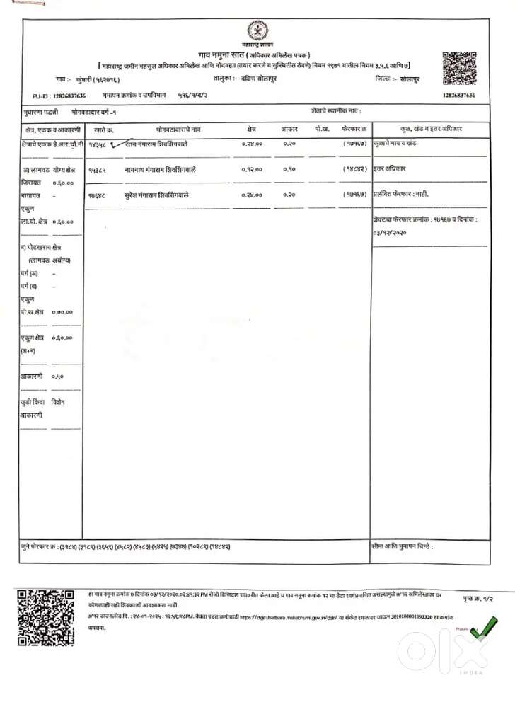 ओपन प्लॉट्स seling