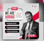 URGENT HIRING MALE AND FEMALE STAFFS