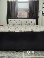 Double bed with box urgent sell