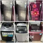 Double door FRIDGES 225 ltr & Single door FRIDGES, Washing Machine als